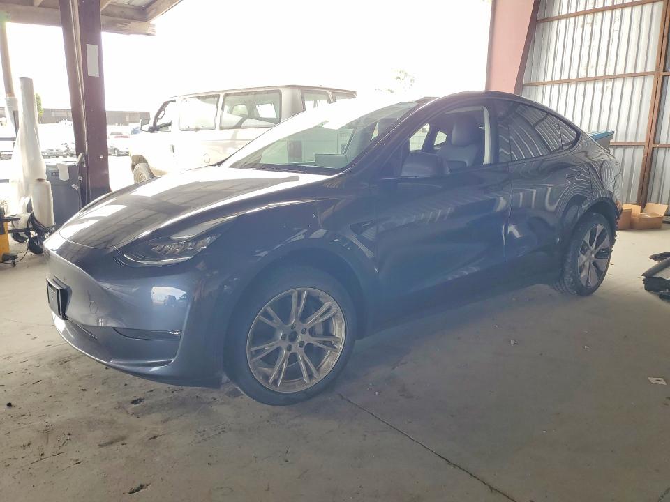 2023 Tesla Model y VIN 7SAYGDEE6PF599866 COPART salvage auction — REAR END, Ca - Salvage Certificate, sold $7,200 on 2026-07-16 (photo 1)
