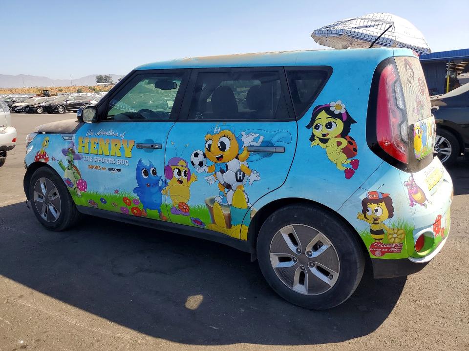 2018 Kia Soul ev + VIN KNDJX3AE7J7032271 COPART salvage auction — FRONT END, Ca - Salvage Certificate, sold $725 on 2026-07-29 (photo 2)