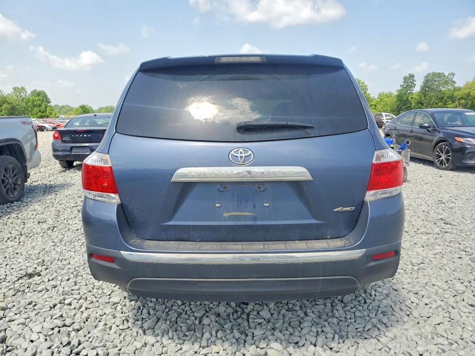2012 Toyota Highlander VIN 5TDBK3EH4CS163223 COPART salvage auction — FRONT END, OH - CERT OF TITLE-SALVAGE, sold $550 on 2026-07-13 (photo 6)