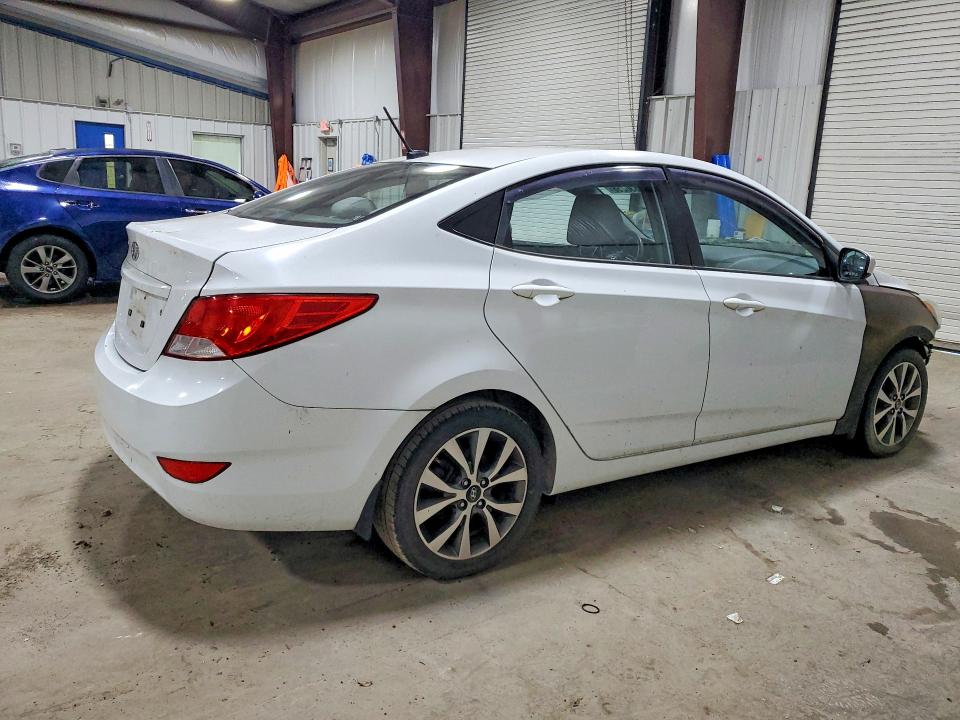 2017 Hyundai Accent VIN KMHCT4AE8HU253931 COPART salvage auction — FRONT END, Pa - Cert Of Title, sold $425 on 2026-07-29 (photo 3)