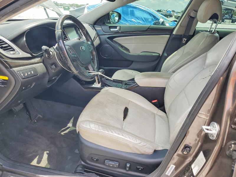 2014 Kia Cadenza VIN KNALN4D74E5151525 COPART salvage auction — SIDE, Fl - Cert Of Title Slvg Rebuildable, sold $1,050 on 2026-07-17 (photo 7)