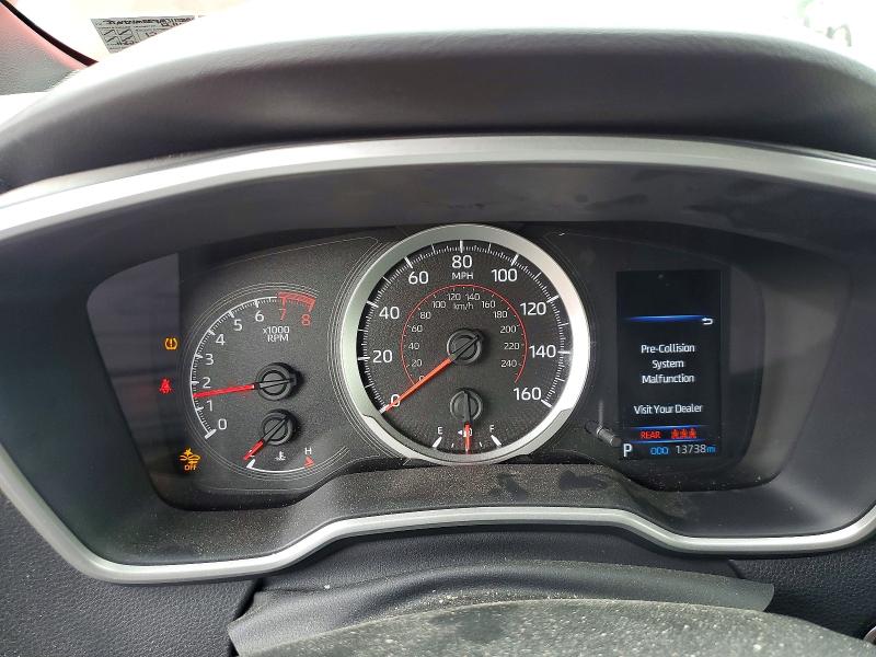 2021 Toyota Corolla VIN JTND4MBE9M3115864 COPART salvage auction — FRONT END, PA - CERTIFICATE OF SALVAGE, sold $5,500 on 2026-07-31 (photo 9)