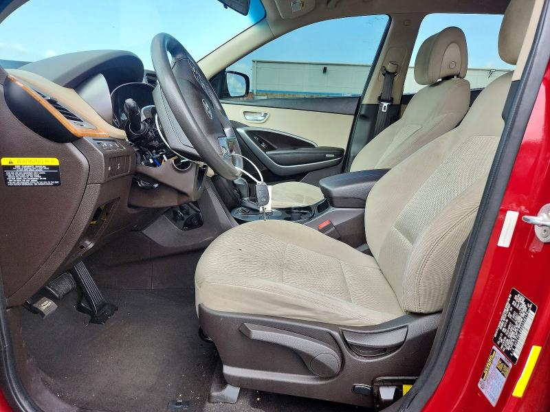 2016 Hyundai Santa fe VIN 5XYZTDLB6GG326179 COPART salvage auction — VANDALISM, Ct - Cert Of Title-Salvage, sold $1,700 on 2026-07-31 (photo 7)