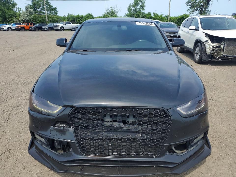 2014 Audi S4 VIN WAUFGCFL4EA151639 COPART salvage auction — FRONT END, Qc - Gravement Accidente, sold $3,650 on 2026-09-08 (photo 5)