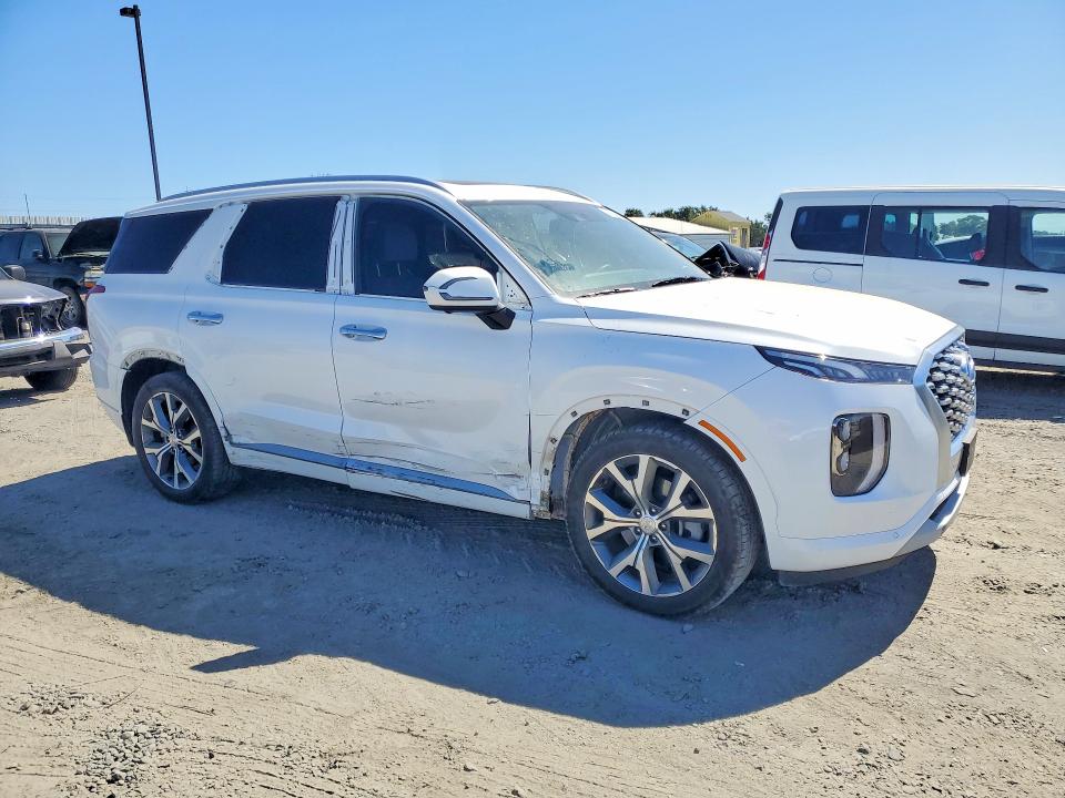 2021 Hyundai Palisade VIN KM8R5DHEXMU192442 COPART salvage auction — SIDE, Ca - Salvage Certificate, sold $4,350 on 2026-07-21 (photo 4)