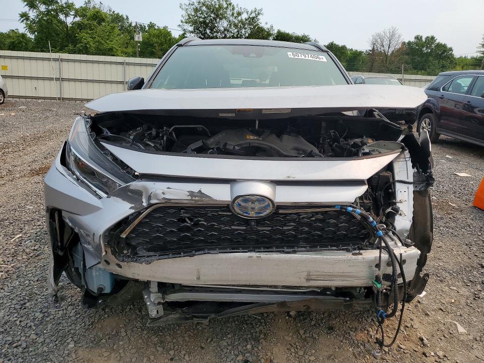 2021 Toyota Rav 4 VIN JTMFB3FV5MD052554 COPART salvage auction — FRONT END, Nj - Cert Of Title-Salvage, sold $3,950 on 2026-07-31 (photo 5)