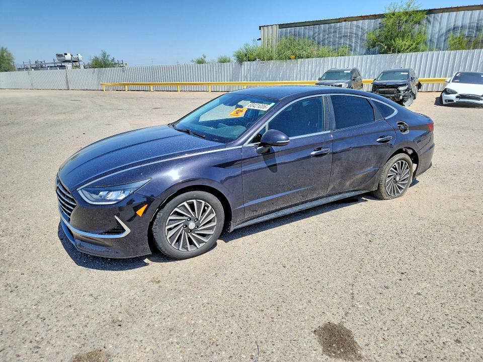 2023 Hyundai Sonata VIN KMHL34JJ5PA056678 COPART salvage auction — SIDE, Az - Cert Of Title - Salvage, sold $6,200 on 2026-07-31 (photo 1)