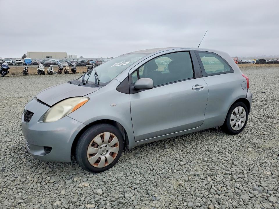 2007 Toyota Yaris VIN JTDJT923375065834 COPART salvage auction — FRONT END, Ca - Salvage Certificate, sold $700 on 2026-08-13 (photo 1)
