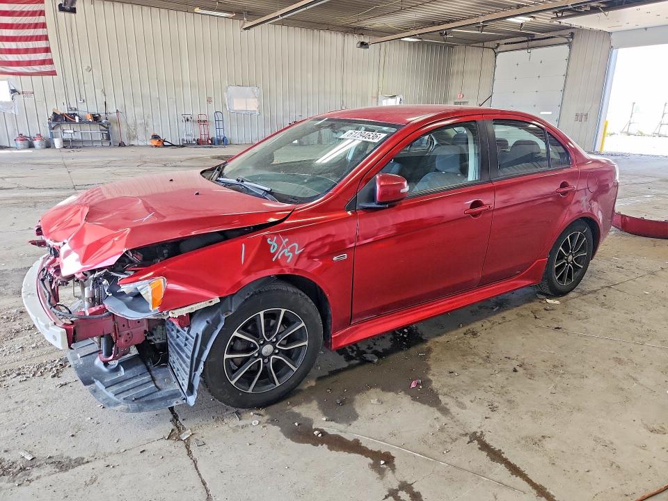 2017 Mitsubishi Lancer VIN JA32U2FU2HU002337 COPART salvage auction — FRONT END, WI - CERTIFICATE OF TITLE, sold $800 on 2026-07-27 (photo 1)