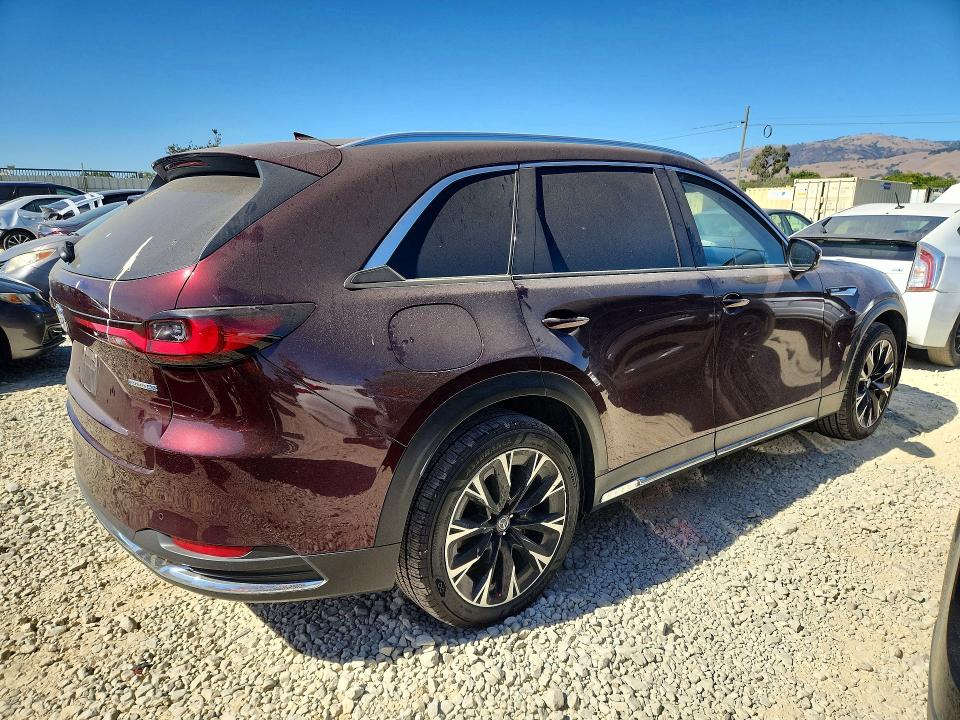 2024 Mazda Cx-90 VIN JM3KKEHAXR1101400 COPART salvage auction — SIDE, Ca - Salvage Certificate, sold $12,800 on 2026-09-01 (photo 3)