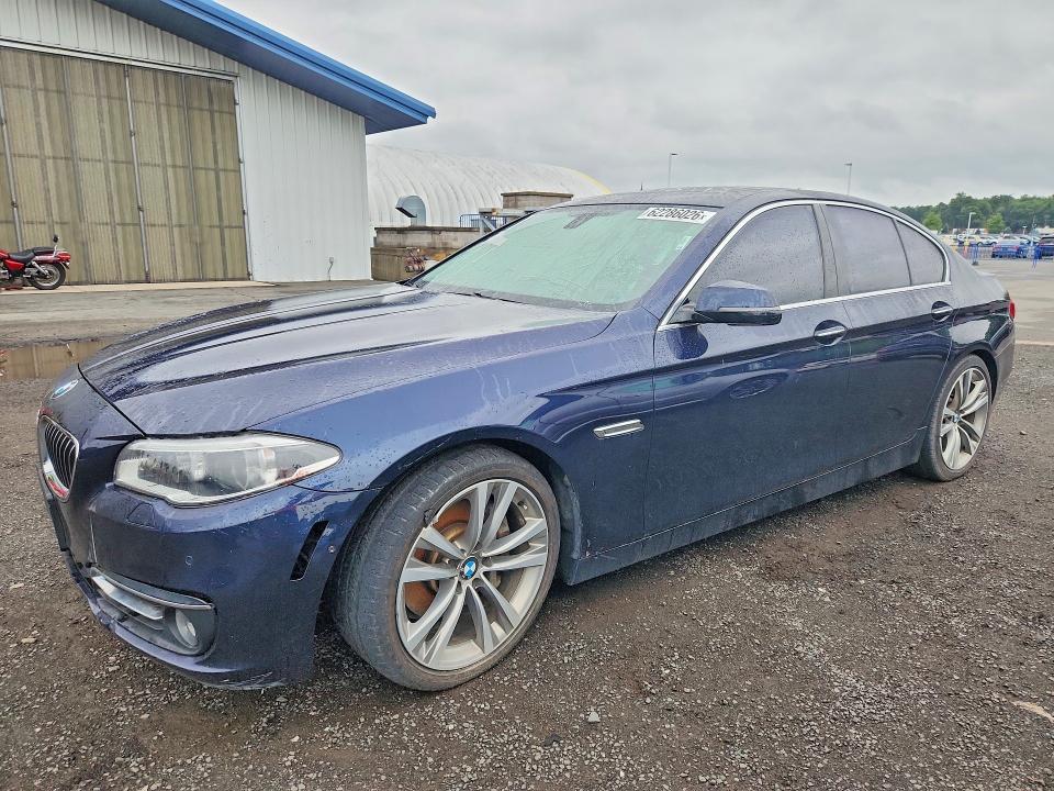 2016 BMW 5er VIN WBA5B3C57GG257020 COPART salvage auction — MINOR DENT/SCRATCHES, Va - Certificate Of Title (P), sold $4,500 on 2026-08-01 (photo 1)