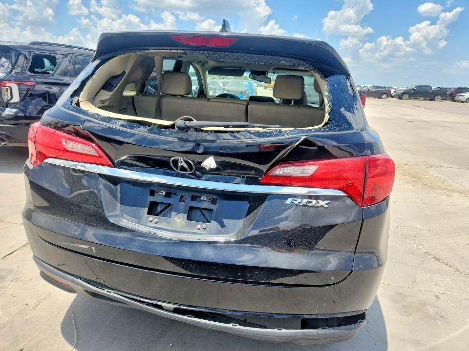 2013 Acura RDX VIN 5J8TB3H56DL007243 COPART salvage auction — REAR END, Tx - Salvage Vehicle Title, sold $700 on 2026-09-22 (photo 6)