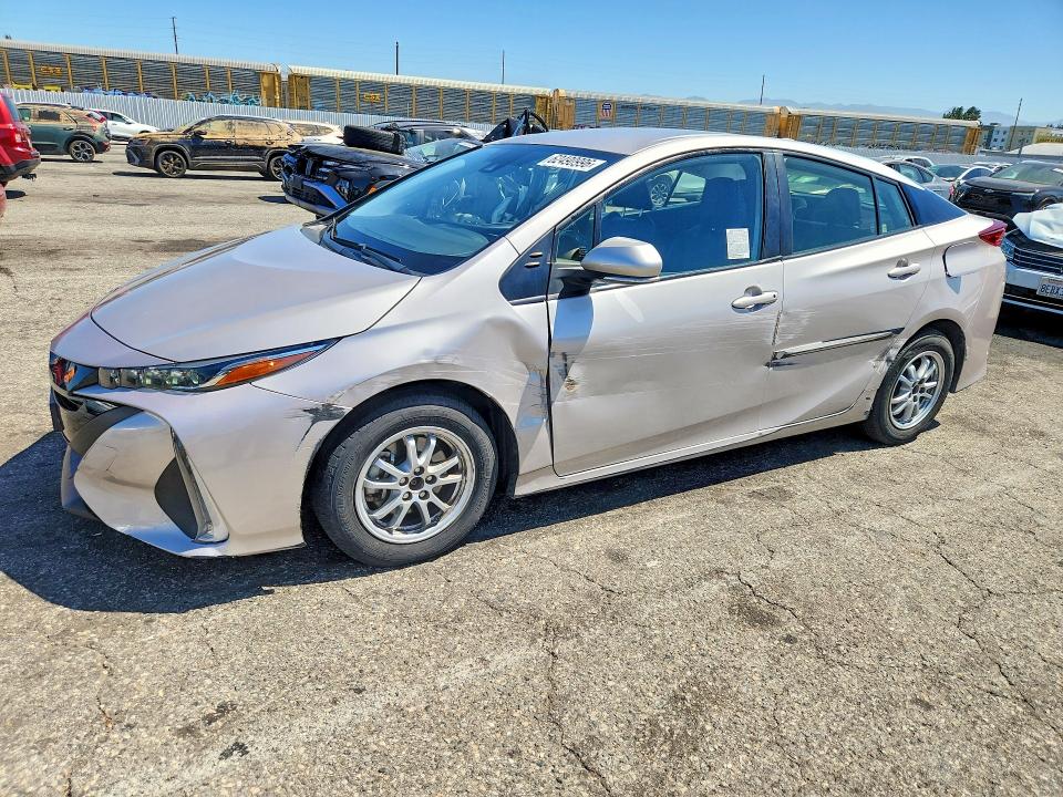 2021 Toyota Prius VIN JTDKAMFPXM3190072 COPART salvage auction — FRONT END, CA - SALVAGE CERTIFICATE, sold $4,500 on 2026-07-28 (photo 1)