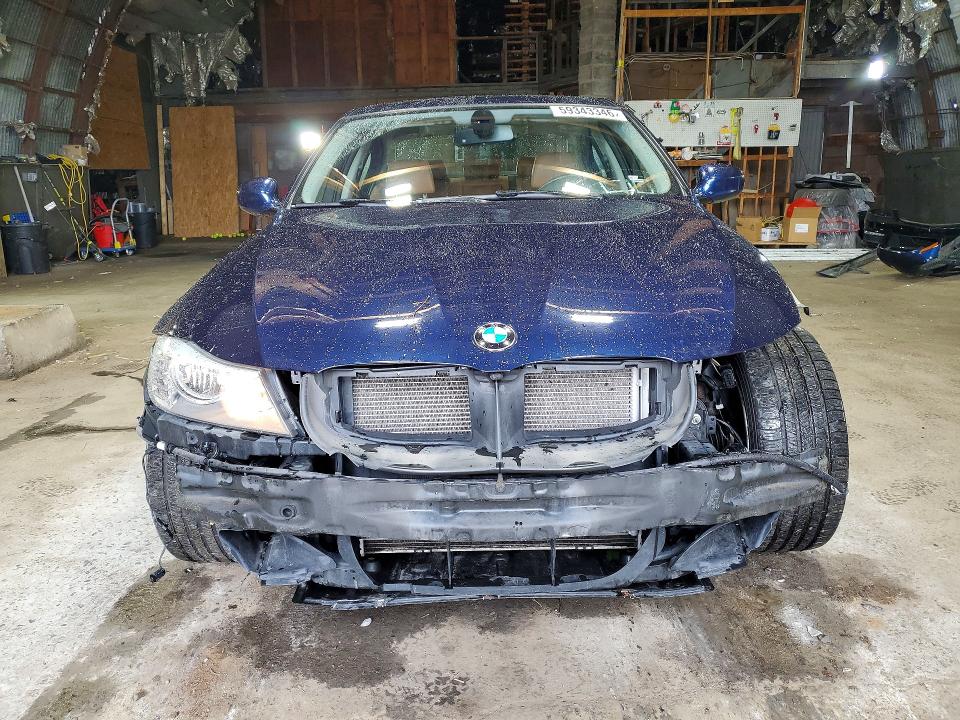 2011 BMW 3 series VIN WBAPK5C58BF125838 COPART salvage auction — FRONT END, Ny - Mv-907A Salvage Certificate, sold $775 on 2026-07-22 (photo 5)
