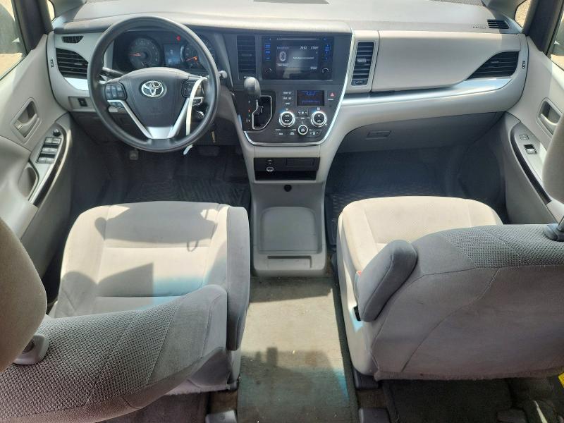 2015 Toyota Sienna VIN 5TDZK3DC5FS574543 COPART salvage auction — HAIL, Ab - Bos - Nonrepairable, sold $2,750 on 2026-07-28 (photo 8)