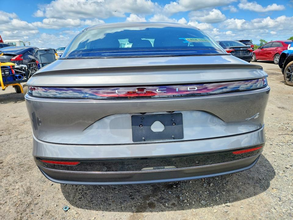 2025 Lucid Air VIN 50EA1PGA6SA008329 COPART salvage auction — FRONT END, Pa - Certificate Of Salvage, sold $15,700 on 2026-07-14 (photo 6)