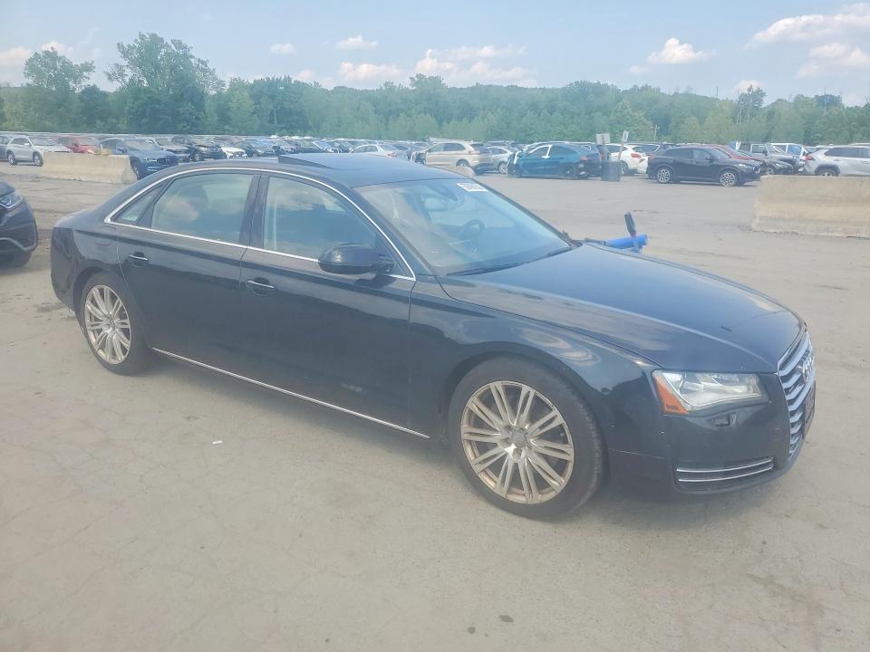 2014 Audi A8 VIN WAURGAFD1EN006805 COPART salvage auction — REAR END, Ny - Mv-907A Salvage Certificate, sold $1,050 on 2026-07-09 (photo 4)