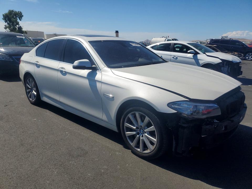 2016 BMW 5er VIN WBA5B1C52GG131765 COPART salvage auction — FRONT END, Ca - Salvage Certificate, sold $1,600 on 2026-07-22 (photo 4)