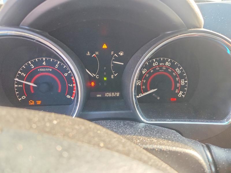2013 Toyota Highlander VIN 5TDYK3EH9DS112585 COPART salvage auction — FRONT END, Tx - Salvage Vehicle Title, sold $4,700 on 2026-07-13 (photo 9)