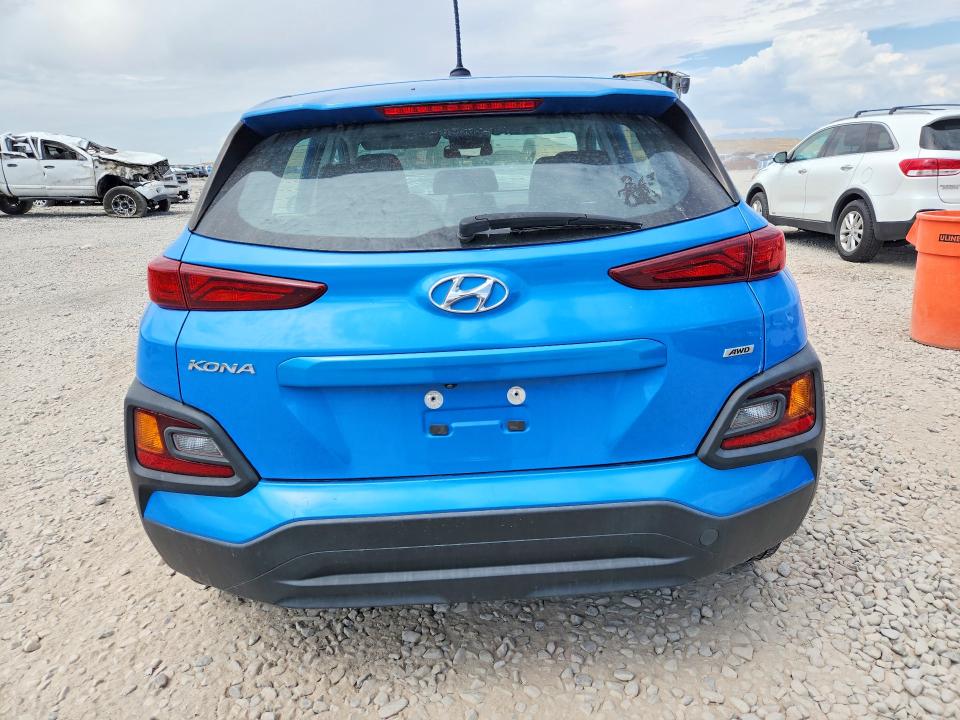 2019 Hyundai Kona VIN KM8K1CAAXKU287126 COPART salvage auction — FRONT END, Ut - Certificate Of Title, sold $2,050 on 2026-07-24 (photo 6)