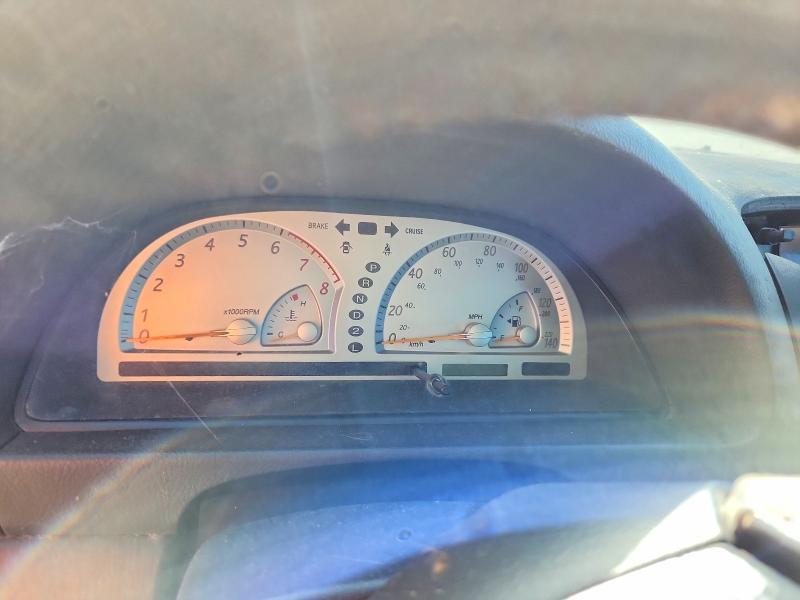 2002 Toyota Camry VIN JTDBF30KX20026098 COPART salvage auction — BIOHAZARD/CHEMICAL, CA - DIS/DLR/EXP ONLY CLEAN TITLE, sold $50 on 2026-07-31 (photo 9)