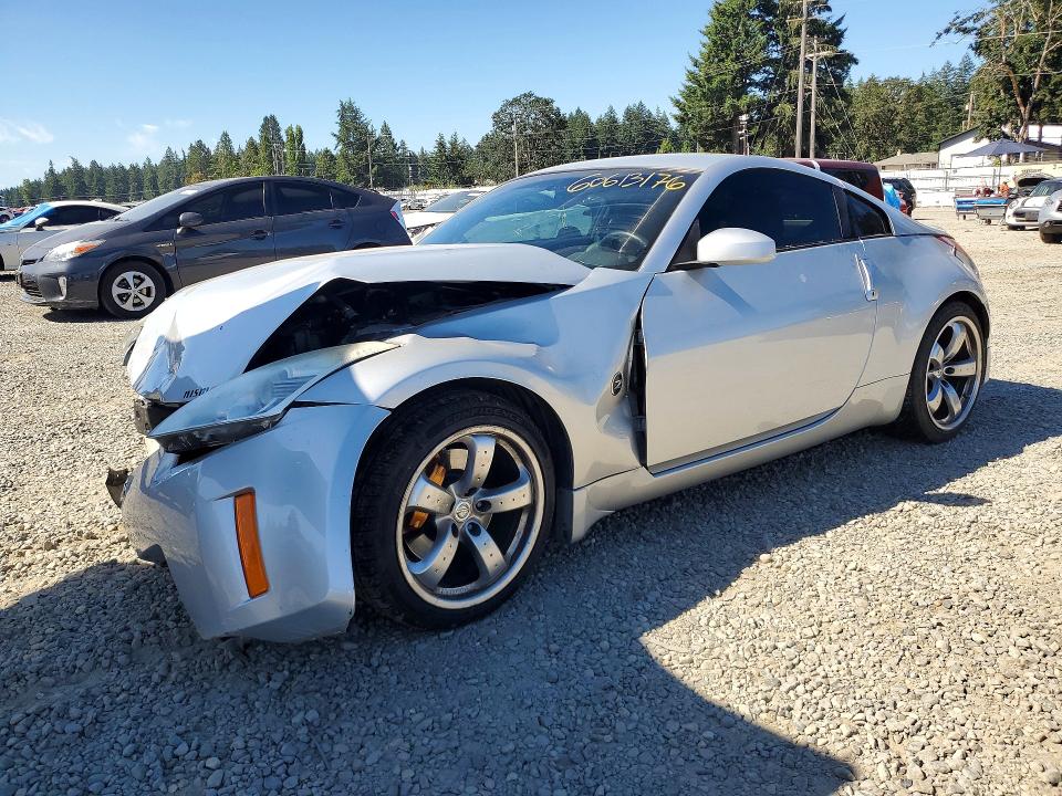 2008 Nissan 350z VIN JN1BZ34E48M751289 COPART salvage auction — FRONT END, WA - BILL OF SALE, sold $3,700 on 2026-07-31 (photo 1)