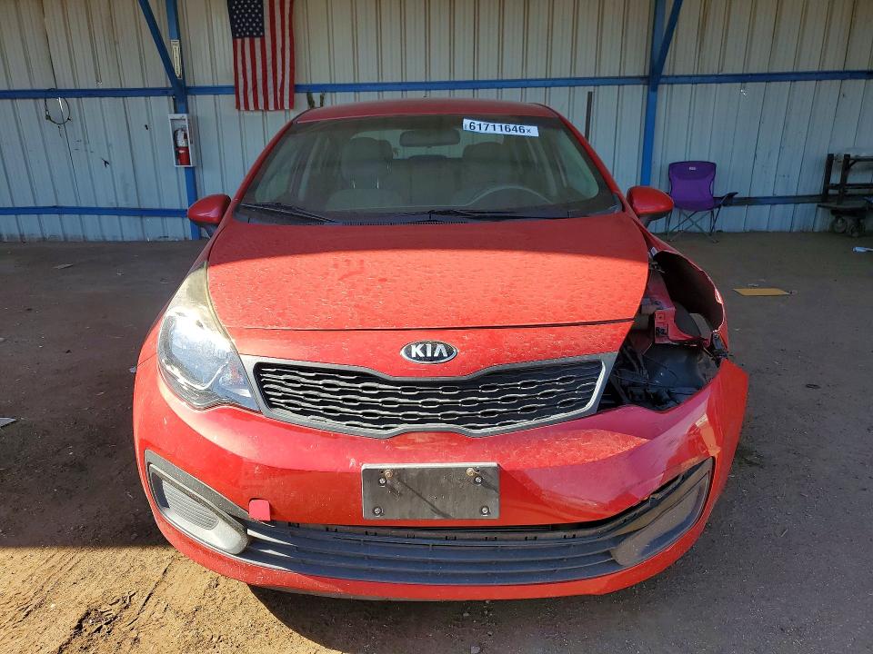 2015 Kia Rio VIN KNADM4A39F6505091 COPART salvage auction — FRONT END, Co - Salvage Title, sold $1,100 on 2026-07-27 (photo 5)