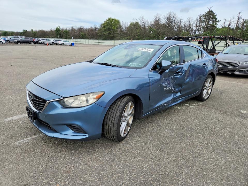 2017 Mazda 6 VIN JM1GL1V53H1136189 COPART salvage auction — SIDE, Ny - Mv-907A Salvage Certificate, sold $975 on 2026-07-15 (photo 1)