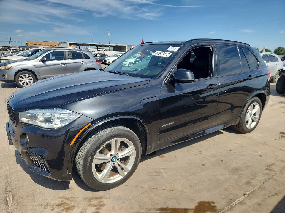 2016 BMW X5 VIN 5UXKT0C59G0S75687 COPART salvage auction — NORMAL WEAR, TX - CERT OF TITLE-MANUFACTURER BUY, sold $4,100 on 2026-07-30 (photo 1)