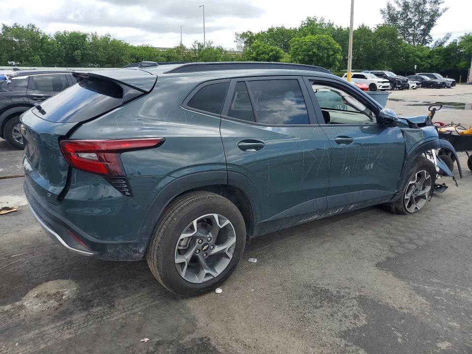 2025 Chevrolet Trax VIN KL77LHEP6SC217657 COPART salvage auction — ALL OVER, KY - CERTIFICATE OF TITLE (P), sold $2,200 on 2026-07-20 (photo 3)