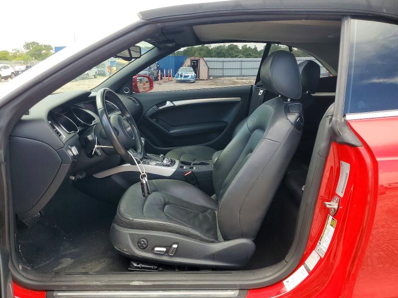 2013 Audi A5 VIN WAUTFAFH7DN007550 COPART salvage auction — FRONT END, Tx - Salvage Vehicle Title, sold $200 on 2026-07-30 (photo 7)