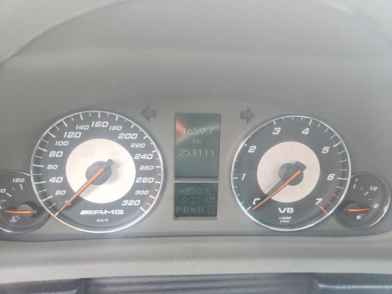 2005 Mercedes-benz C-klasse amg VIN WDBRF76J95F618547 COPART salvage auction — SIDE, AB - OOP - ACTIVE, sold $3,600 on 2026-08-20 (photo 9)
