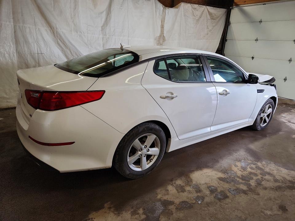 2015 Kia Optima VIN KNAGM4A75F5662364 COPART salvage auction — FRONT END, Pa - Certificate Of Salvage, sold $175 on 2026-07-23 (photo 3)