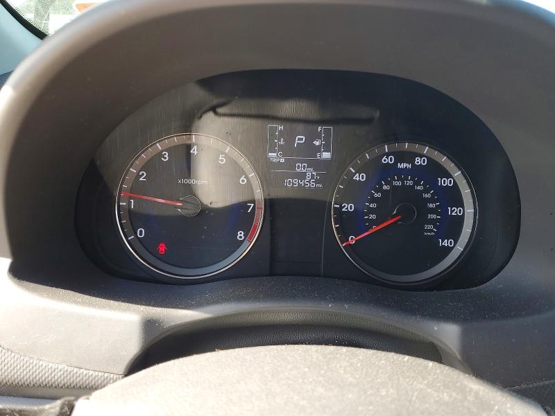 2017 Hyundai Accent VIN KMHCT4AE0HU388949 COPART salvage auction — FRONT END, Ga - Certificate Of Title, sold $1,300 on 2026-07-28 (photo 9)