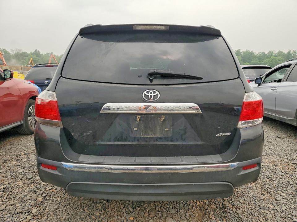 2013 Toyota Highlander VIN 5TDBK3EH6DS253524 COPART salvage auction — FRONT END, Nj - Cert Of Title-Salvage, sold $525 on 2026-07-21 (photo 6)