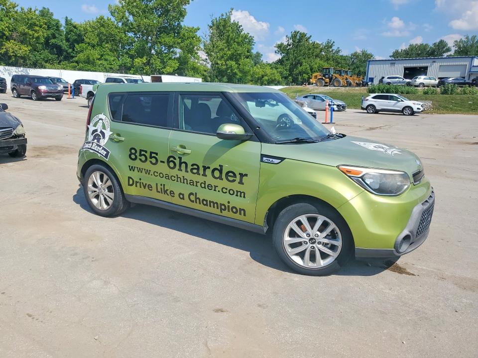 2014 Kia Soul VIN KNDJP3A55E7710599 COPART salvage auction — FRONT END, Mo - Certificate Of Title, sold $325 on 2026-07-19 (photo 4)