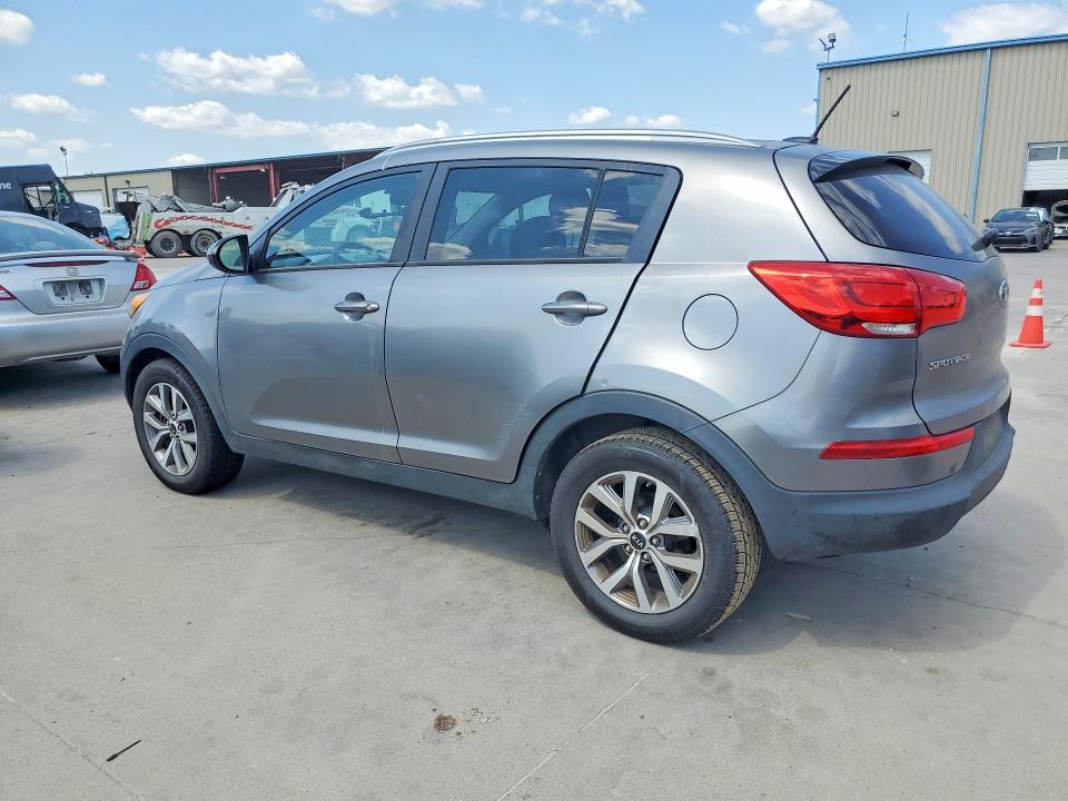 2016 Kia Sportage VIN KNDPB3AC5G7858276 COPART salvage auction — MINOR DENT/SCRATCHES, Tx - Certificate Of Title, sold $1,400 on 2026-07-30 (photo 2)