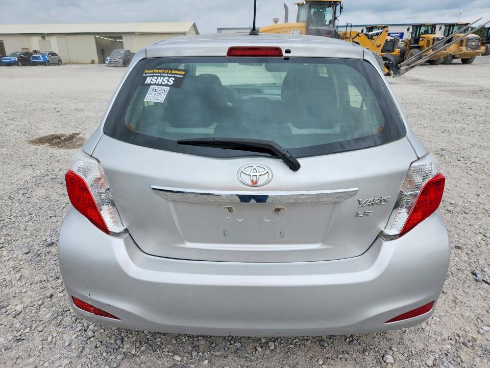 2012 Toyota Yaris VIN JTDKTUD32CD517437 COPART salvage auction — FRONT END, Tn - Salvage Certificate, sold $1,550 on 2026-07-30 (photo 6)