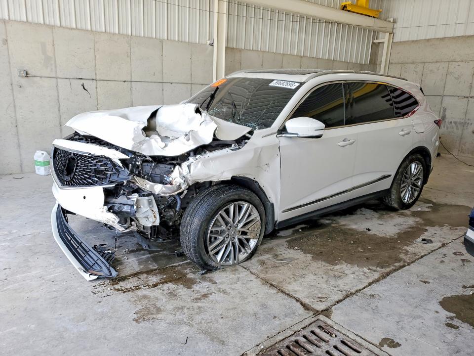 2023 Acura Mdx VIN 5J8YE1H84PL026891 COPART salvage auction — FRONT END, OH - CERT OF TITLE-SALVAGE (P), sold $4,100 on 2026-07-21 (photo 1)