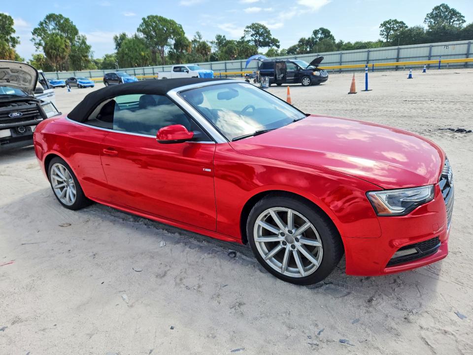 2015 Audi A5 VIN WAUMFAFH4FN013264 COPART salvage auction — MECHANICAL, Fl - Certificate Of Title, sold $500 on 2026-07-29 (photo 4)
