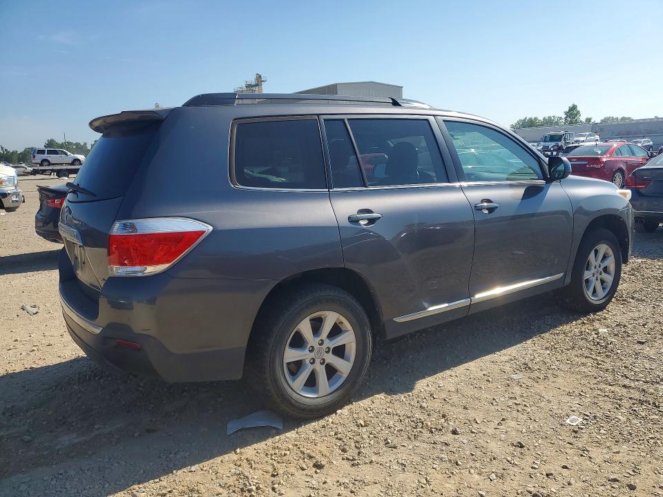 2012 Toyota Highlander VIN 5TDBK3EH4CS133705 COPART salvage auction — FRONT END, Ks - Cert Of Title-Salvage, sold $1,200 on 2026-07-28 (photo 3)