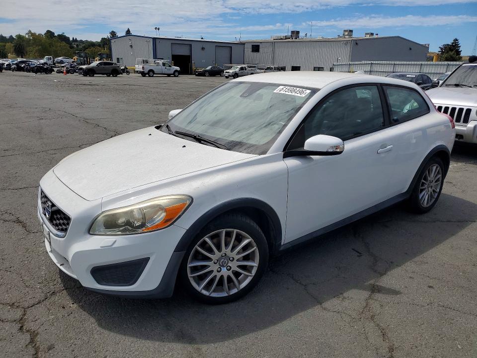 2011 Volvo C30 VIN YV1672MK3B2196949 COPART salvage auction — MINOR DENT/SCRATCHES, Ca - Salvage Certificate, sold $250 on 2026-08-07 (photo 1)