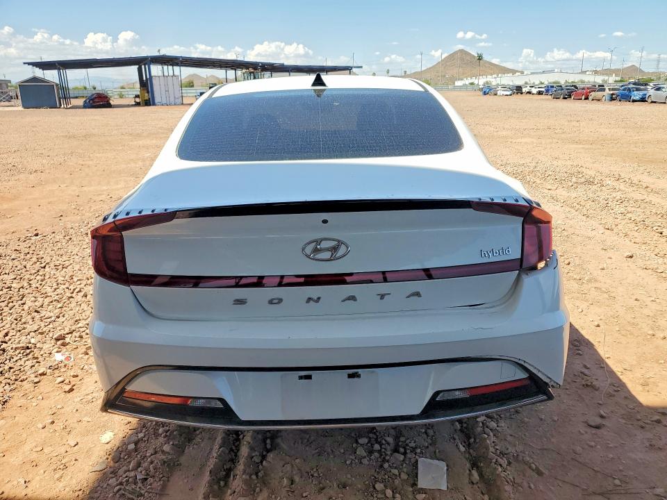 2020 Hyundai Sonata VIN KMHL34JJ4LA009930 COPART salvage auction — REAR END, Az - Cert Of Title - Salvage, sold $1,100 on 2026-07-30 (photo 6)