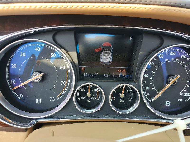 2016 Bentley Continental VIN SCBGU3ZA0GC055236 COPART salvage auction — SIDE, Pa - Certificate Of Salvage, sold $11,200 on 2026-07-24 (photo 9)