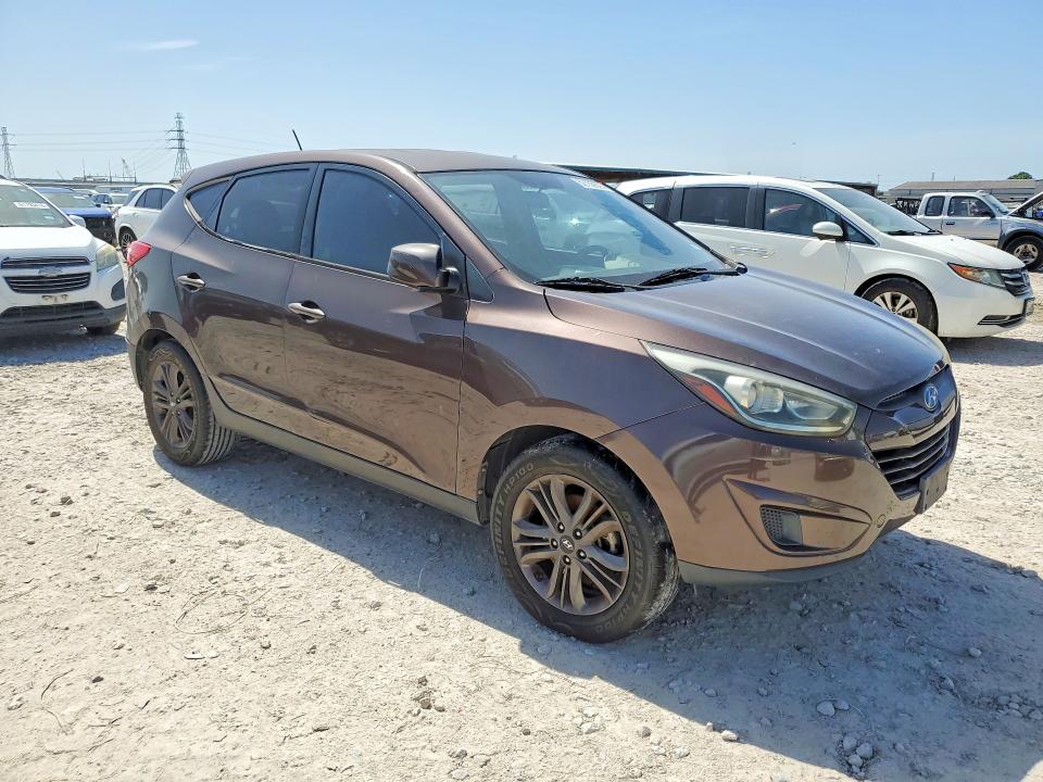 2014 Hyundai Tucson VIN KM8JT3AF8EU851037 COPART salvage auction — MECHANICAL, TX - CERTIFICATE OF TITLE, sold $550 on 2026-07-24 (photo 4)