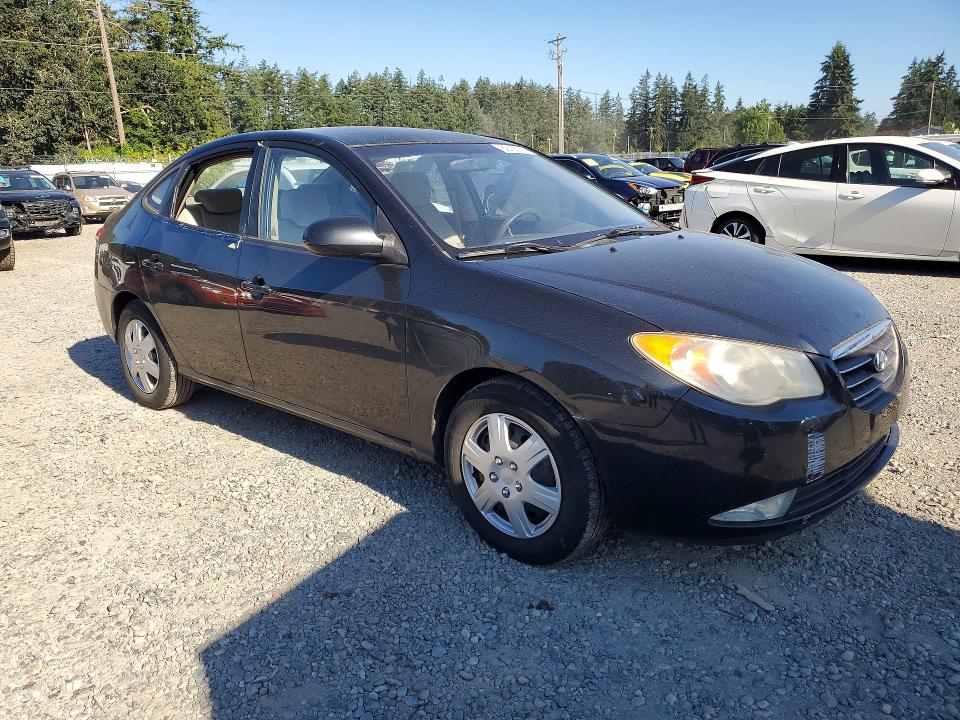 2008 Hyundai Elantra VIN KMHDU46DX8U545274 COPART salvage auction — VANDALISM, WA - BILL OF SALE, sold $725 on 2026-07-10 (photo 4)