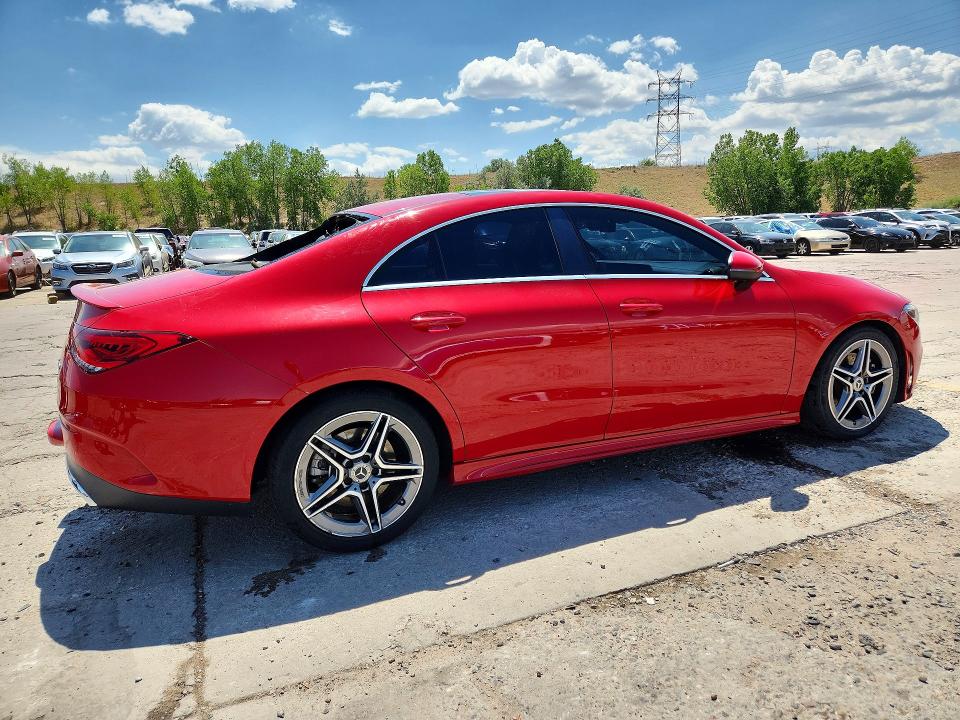 2020 Mercedes-benz Cla-class VIN WDD5J4HB5LN035808 COPART salvage auction — HAIL, CO - CERTIFICATE OF TITLE, sold $8,300 on 2026-09-09 (photo 3)