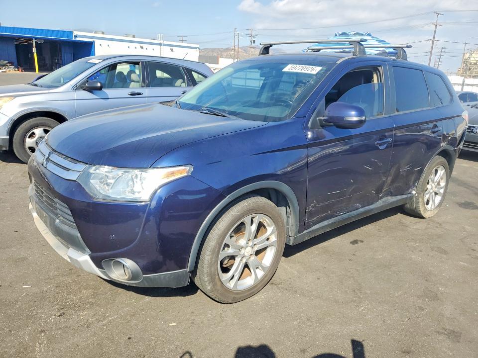 2015 Mitsubishi Outlander VIN JA4AD3A31FZ006469 COPART salvage auction — SIDE, CA - SALVAGE CERTIFICATE, sold $1,000 on 2026-07-22 (photo 1)