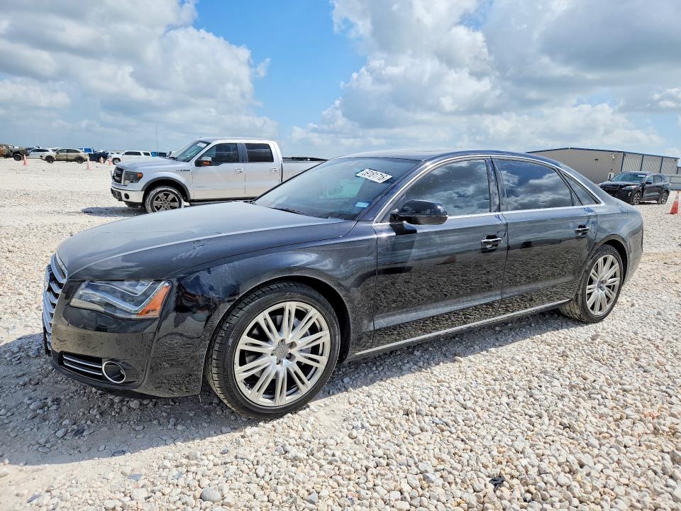 2014 Audi A8 VIN WAURMAFD0EN006478 COPART salvage auction — REAR END, Tx - Salvage Vehicle Title, sold $6,200 on 2026-07-09 (photo 1)