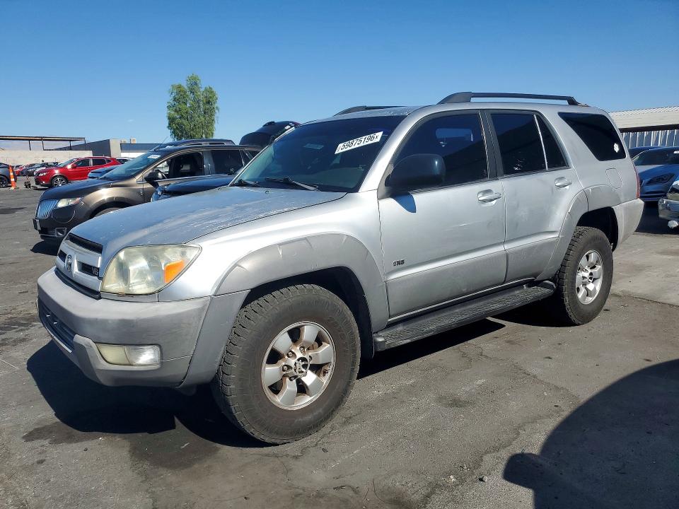 2003 Toyota 4runner VIN JTEZT14RX30004053 COPART salvage auction — SIDE, Mt - Certificate Of Title, sold $2,150 on 2026-07-29 (photo 1)
